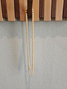 Classic Cream Pearl Beaded Necklace - Women Jewelry